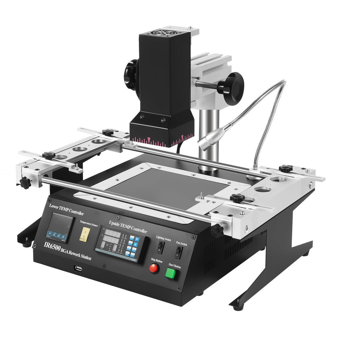 1250W BGA Löten Rework Station, Infrarot Lötstation mit mit Closed-Loop &amp; USB-PC-Anschluss, PCB Repa