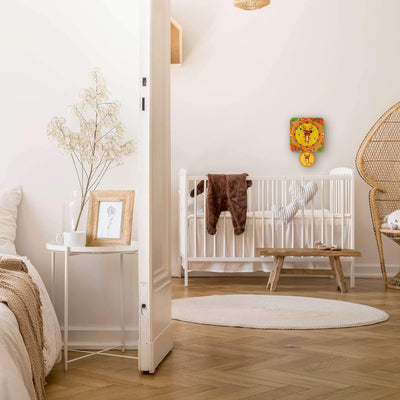 Dida - Wand- Pendeluhr Hirsche, Analoge Uhr Zum Aufhängen Für Das Kinderzimmer, Dekoration EIN Paar