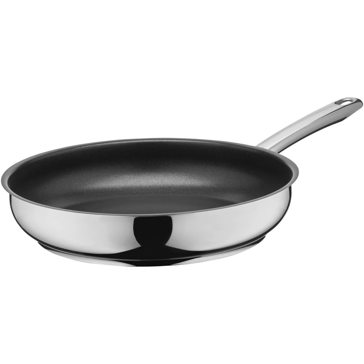 Silit Calabria Bratpfanne Induktion 28 cm, Edelstahl beschichtet, Edelstahlgriff, backofenfest, für