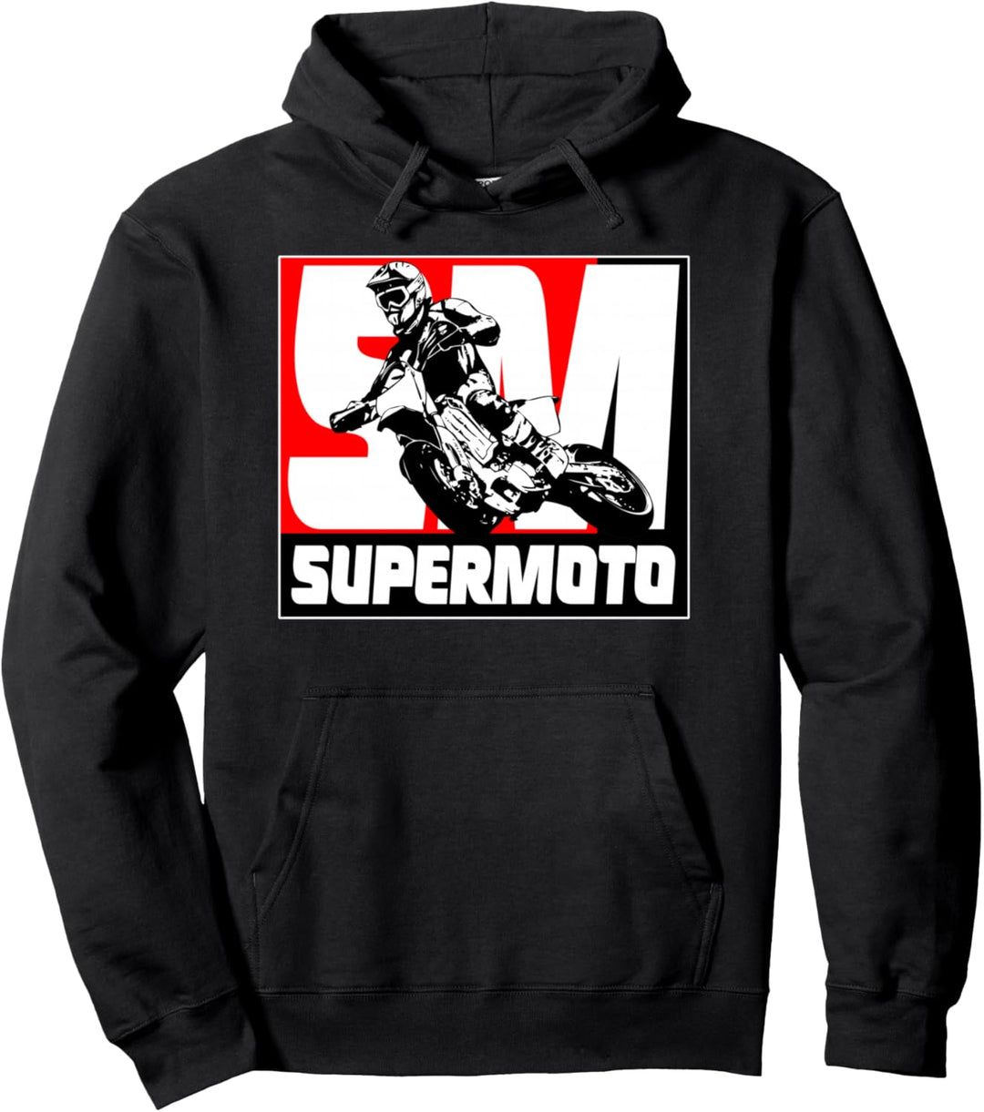 Supermoto Supermotard Enduro Motocross Pullover Hoodie
