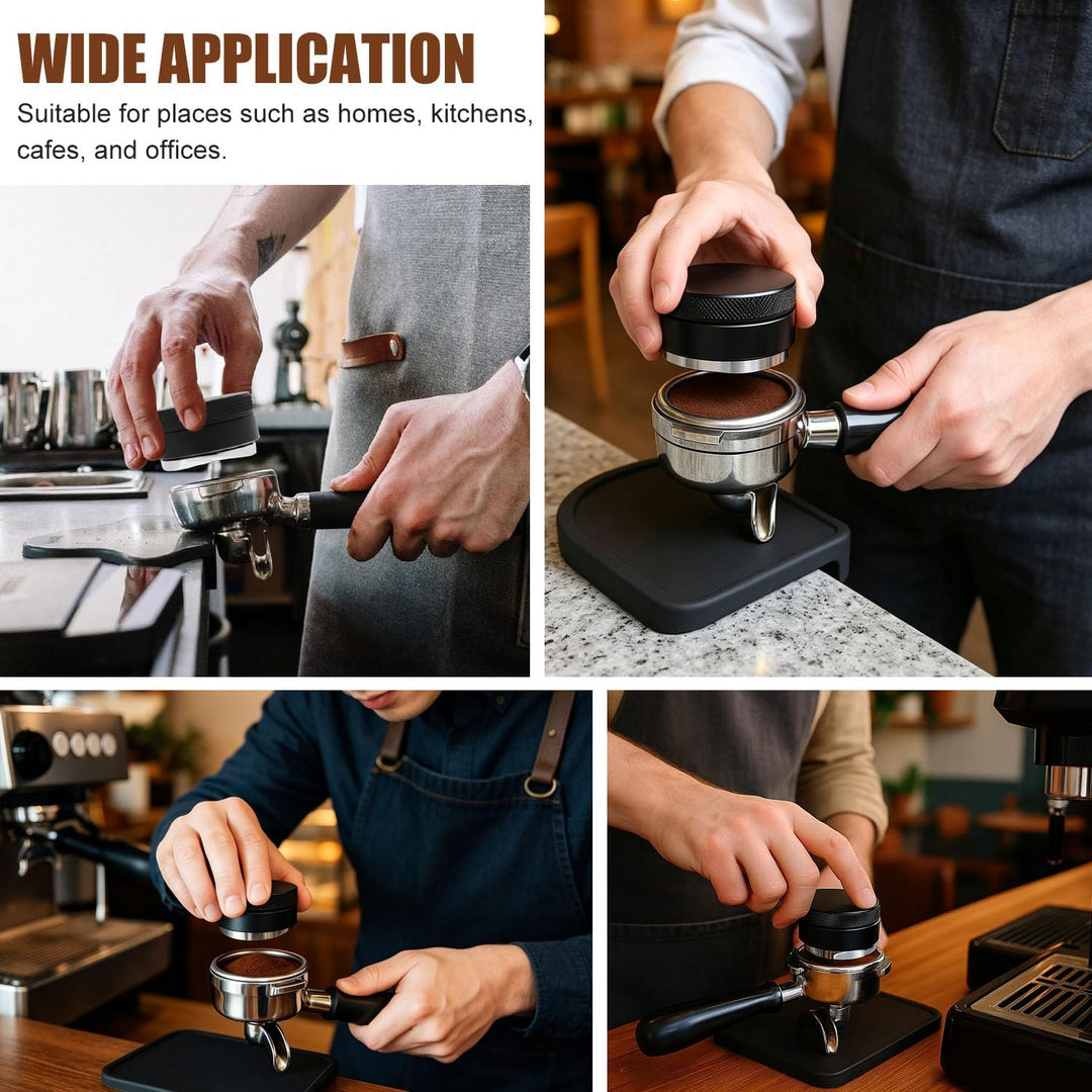 Coffee Leveling Tool, 58mm, Coffee Distributor Kaffeeverteiler | Mit Tampermatte, zum Nivellieren vo