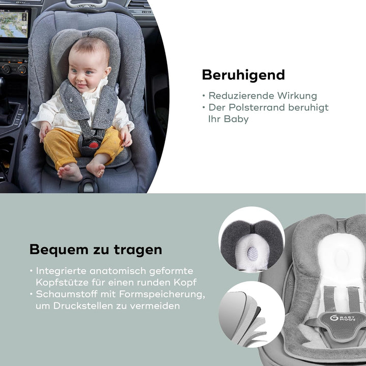 Babymoov Cosymorpho Smokey Sitzverkleinerer, universell einsetzbar in Kinderwagen, Autositzen, Babyw