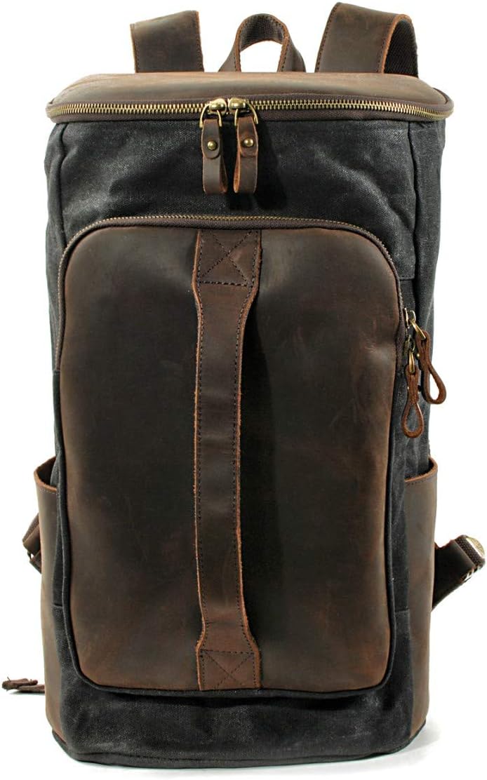 Motorrad Gepäckrolle VG7 Hecktasche Vintage 25Ltr inkl. Spanngurte schwarz