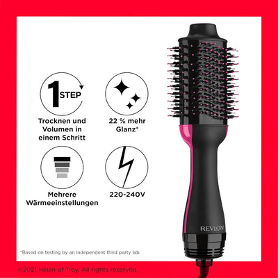 Revlon Salon One-Step Haartrockner und Volumiser (One-Step, IONEN- und KERAMIKTECHNOLOGIE, mittlere