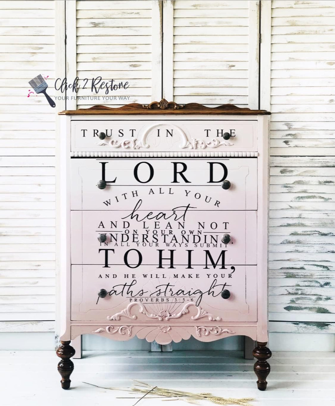 Redesign Decor Transfers Trust In The Lord 24"x32" 655350646837