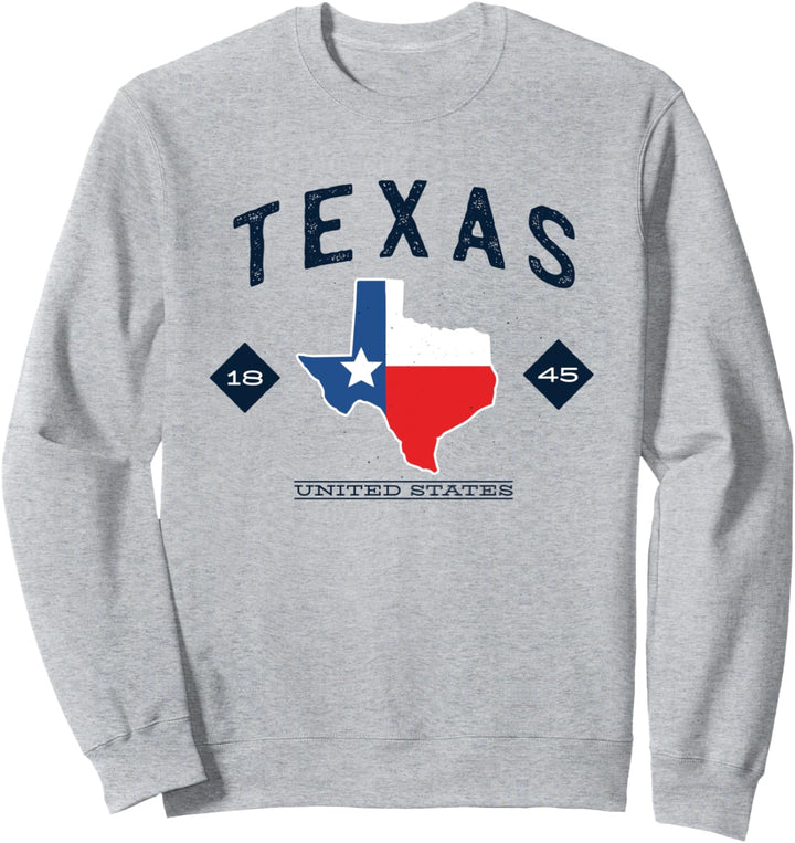 Texas 1845 Vintage Vereinigte Staaten Sweatshirt