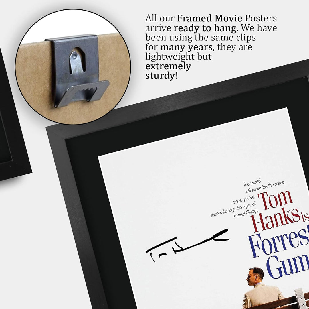 HWC Trading Forrest Gump A3 Gerahmte Signiert Gedruckt Autogramme Bild Druck-Fotoanzeige Geschenk Fü