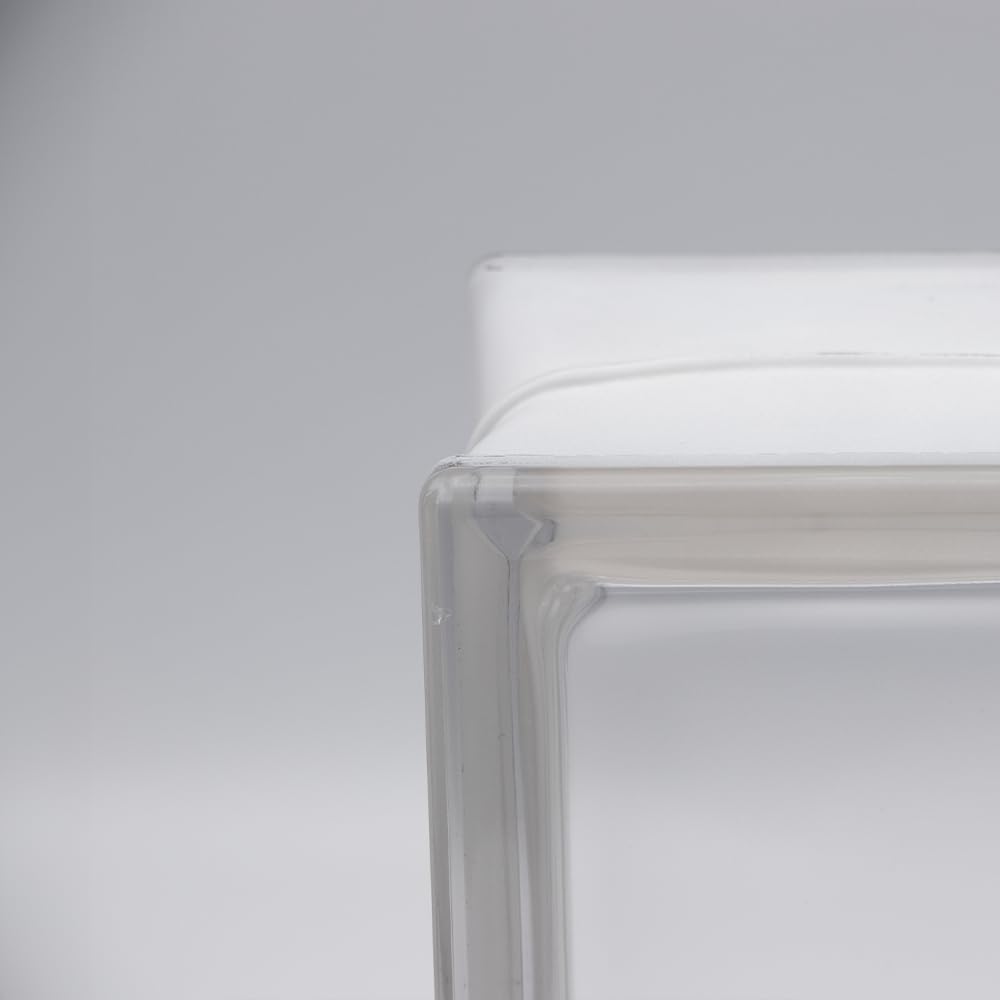 Fuchs Design 4 Stück Glassteine Vollsicht Klar glänzend 19x19x10 cm glänzend Klar | 19x19x10 Cm, glä