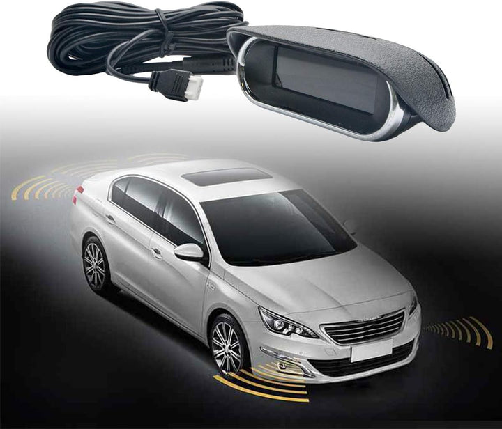 TOTMOX 8 Sensoren LCD Rückparkhilfe Rückfahrwarner Rückradar Parksystem Einparkhilfe