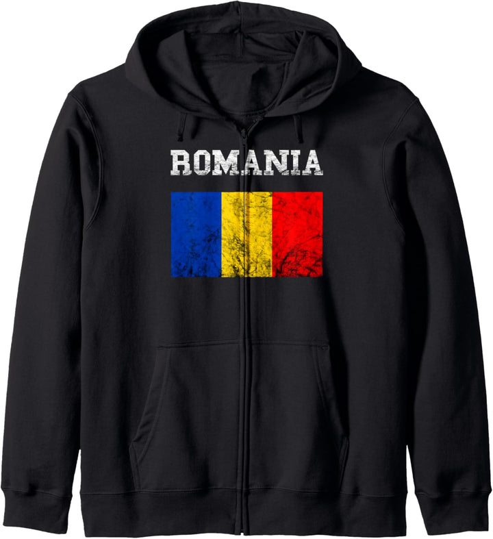 Rumänien Flagge Romania Rumänische Flagge Rumäne Kapuzenjacke
