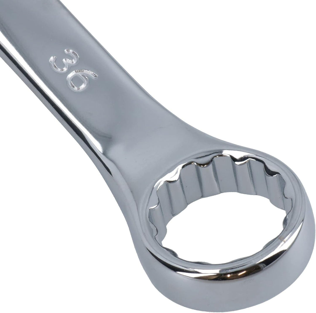 36 mm metrischer Kombi-Ringschlüssel, extra lang, Bi-Hex Ring 36mm, 36mm