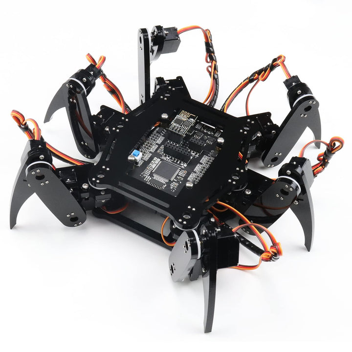 FREENOVE Hexapod Robot Kit (Compatible with Arduino IDE), App Remote Control, Walking Crawling Twist