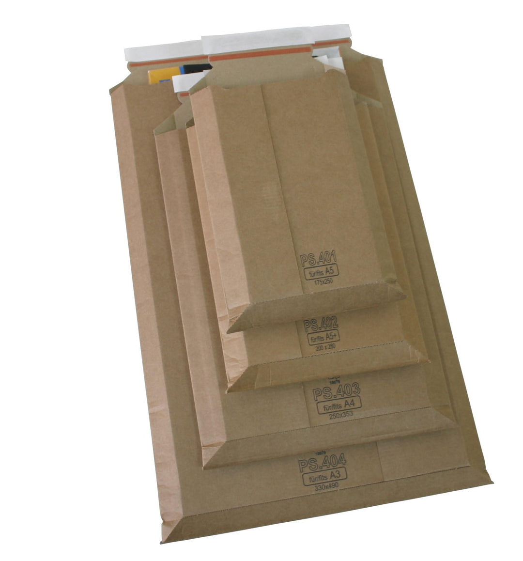 Versandtaschen Premium aus Mikro-Wellpappe Karton - 229x310mm (PS.4023) (50), 50