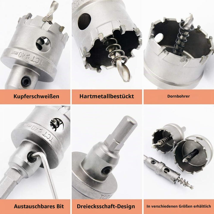 Lochsäge 32mm,LAIWEI bohrkrone,stahlbohrer,lochschneider metall,bohrer edelstahl,Scharf und langlebi