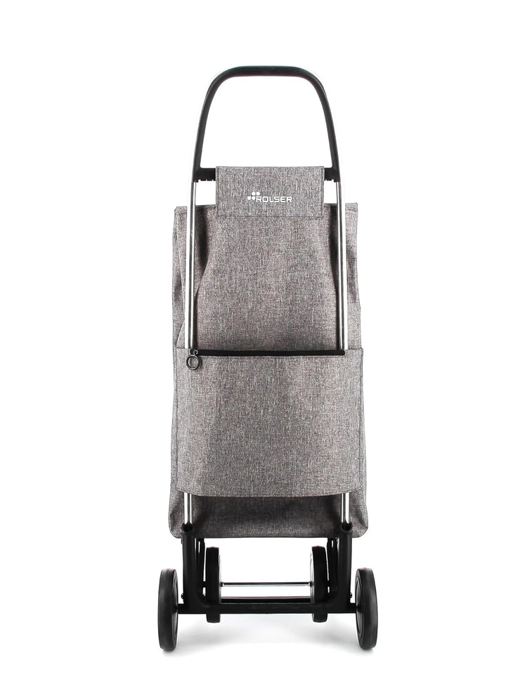 Einkaufstrolley Rolser Big Tweed 4 Räder - Grau 4 Räder Grau, 4 Räder Grau