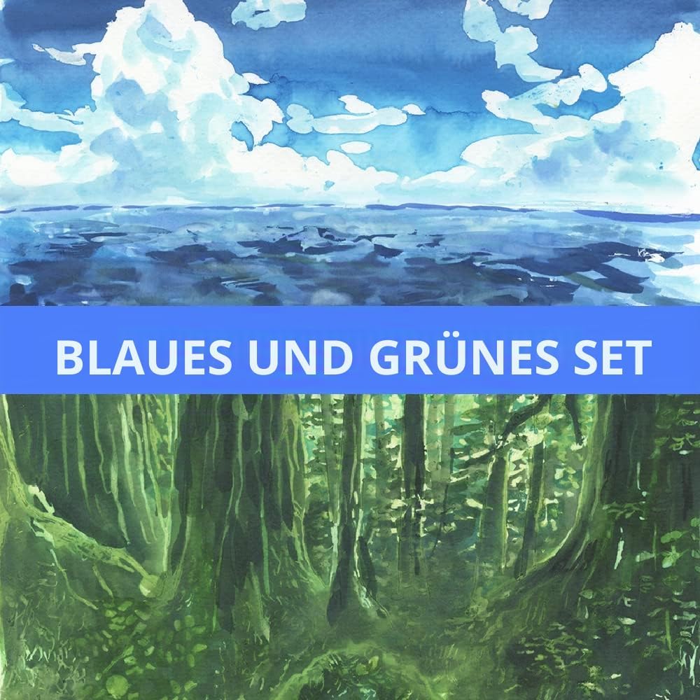 Kuretake Zig Clean Color Pinsel-Set, rauchige Farben, 30 Farben set B, [2022 Neue Farbe] 30 Farben S