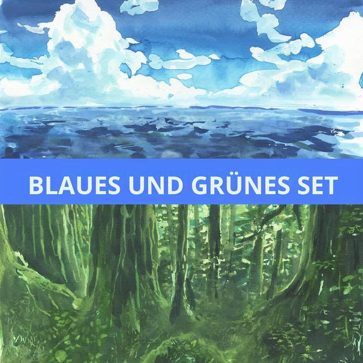 Kuretake Zig Clean Color Pinsel-Set, rauchige Farben, 30 Farben set B, [2022 Neue Farbe] 30 Farben S