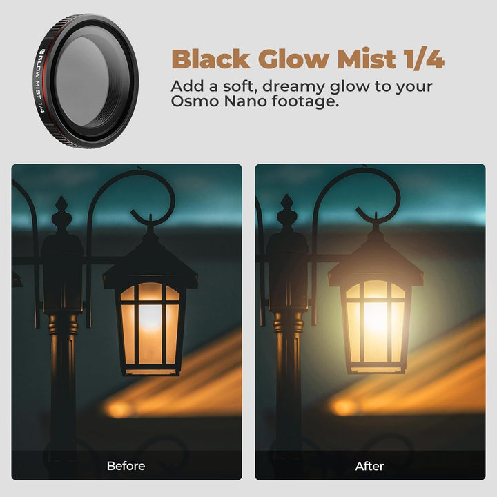 Freewell Black Glow Mist Filter für DJI Osmo Nano