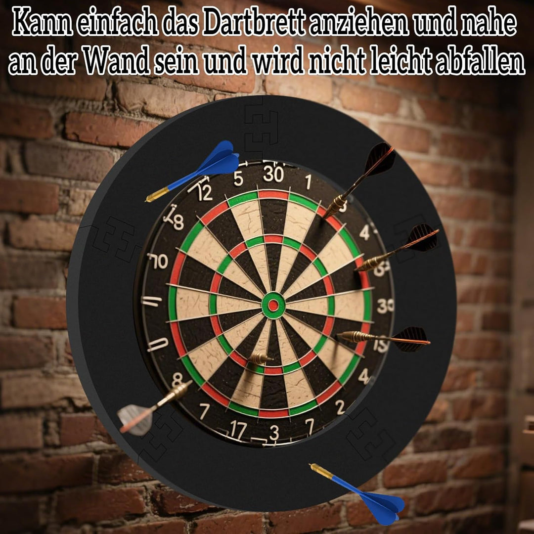 Dartscheibe Schutzring Innerer Kreis 45.5cm Aussenring 72cm,5pcs Eva Dartscheibe Umrandung, Dartboar