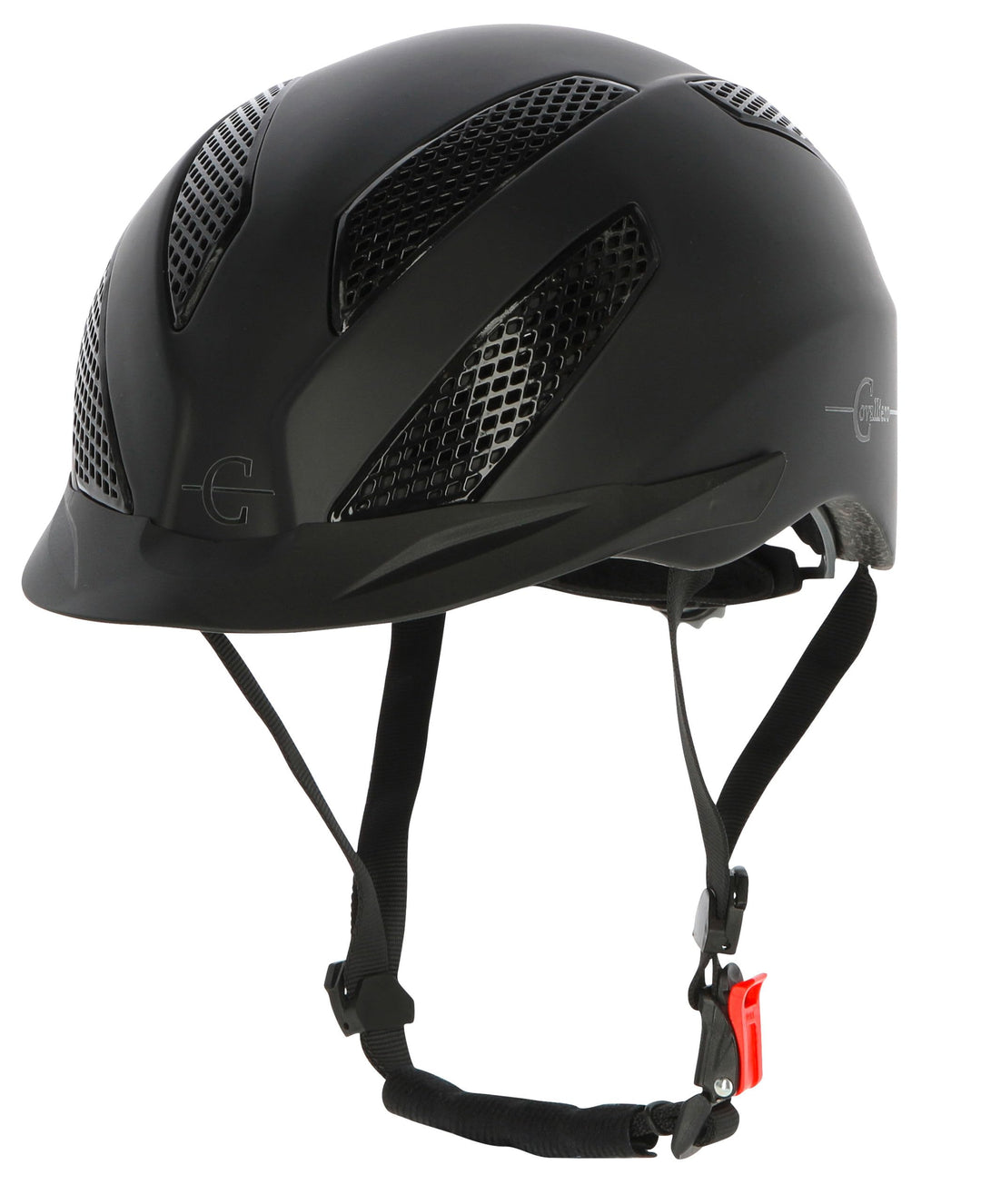 Kerbl Covallerio Reithelm eXite, Disc-System, Fast-Click-Verschluss, Unisex S/M