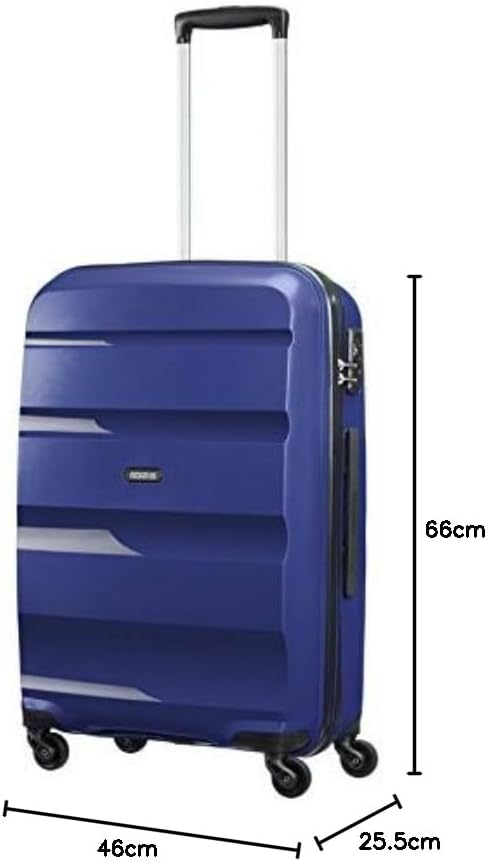 American Tourister Bon Air - Spinner M, Koffer, 66 cm, 57.5 L, Blau (Midnight Navy) Blau (Midnight N