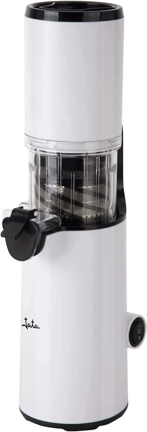 Jata JELI1201 Entsafter für Gemüse und Obst, langsame Entnahme, 60 U/min, 130 W, auslaufsicher, leis
