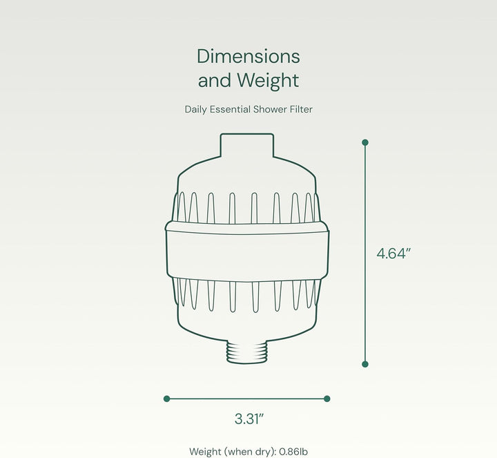 Hohe Ausgangsleistung Universal Dusche Filter mit auswechselbare dreistufig Filter Kartusche – Chrom