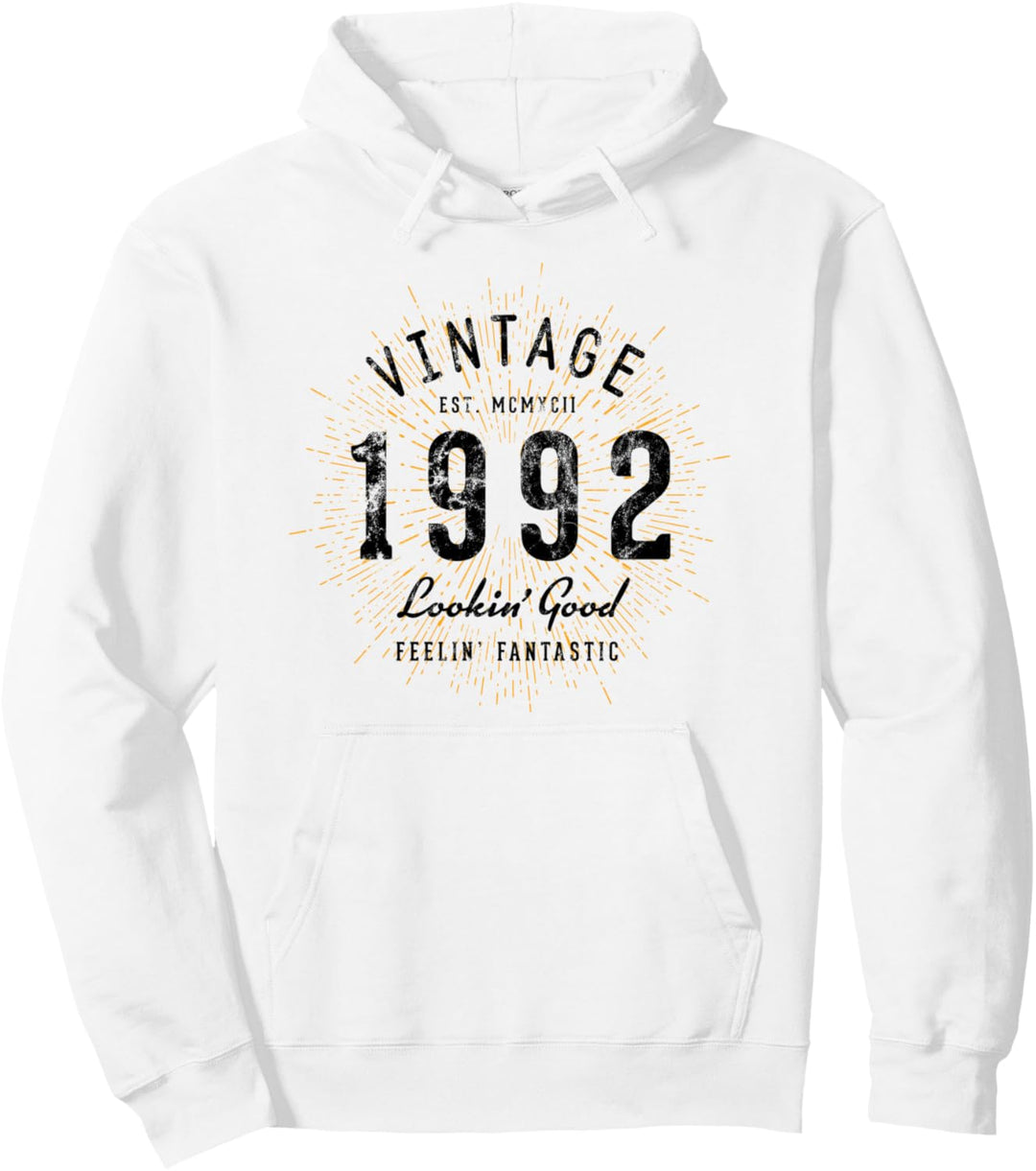 Vintage Geburtstag geboren 1992 Pullover Hoodie