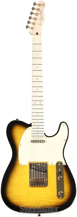 Fender Richie Kotzen Telecaster Ahorn Griffbrett E-Gitarre Braun Sunburst 0255202532
