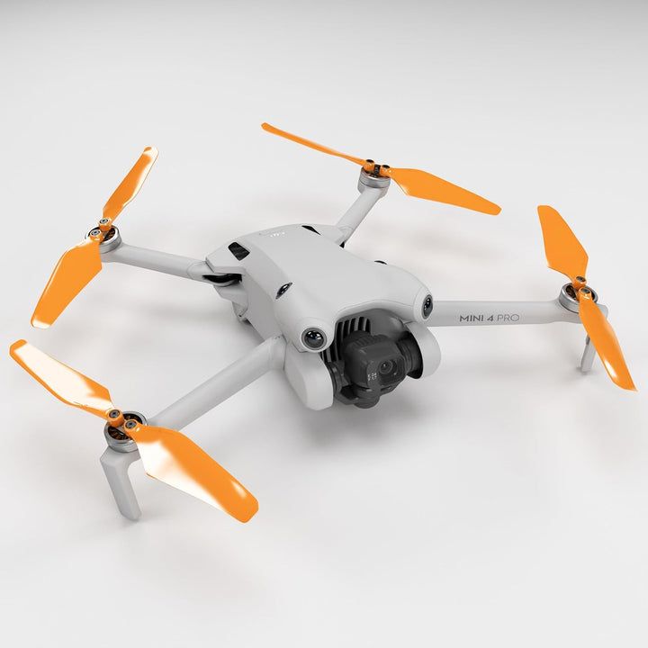 Master Airscrew Super Stealth Propeller für DJI Mini 4 Pro &amp; Mini 3 Pro - Orange, 4 Propeller im Set