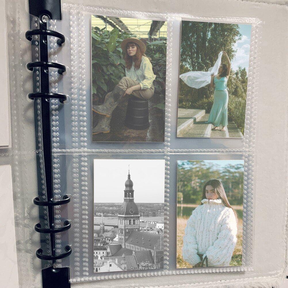 A5 Plüsch-bindebuch, Fotoalbum, 10 Seiten, Kpop-fotokarten-binderhalter, Buch, Mini-fotoalbum, Kpop-