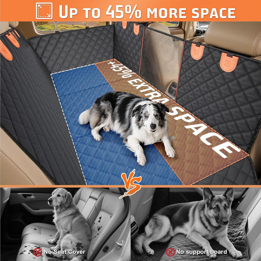 Gimars Upgrade Verbreitert Harter Unterseite Hundedecke Auto Rückban Bis 181kg [Wasserdicht & Kratzf