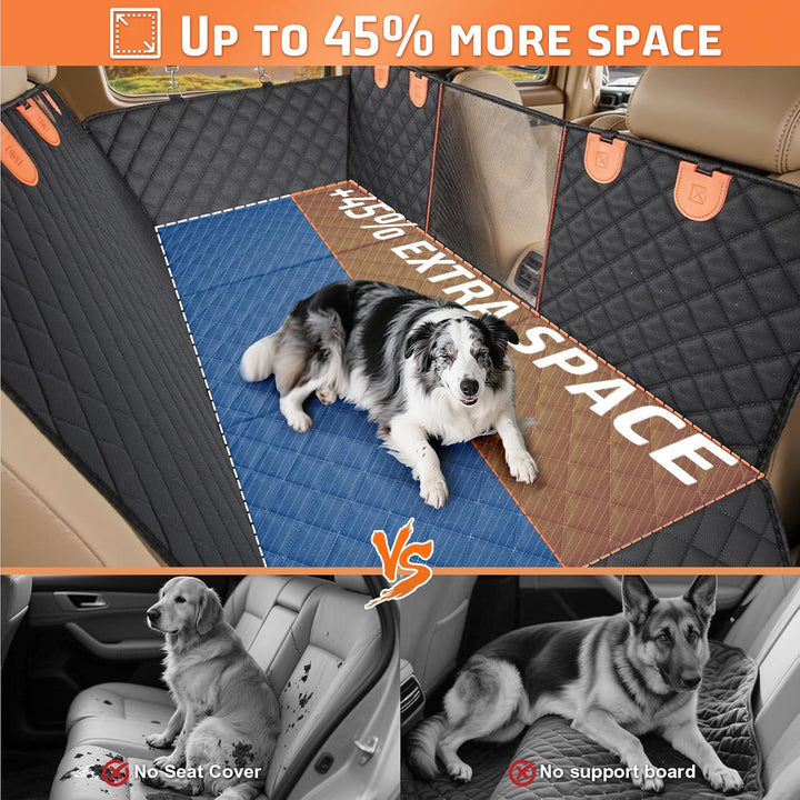 Gimars Upgrade Verbreitert Harter Unterseite Hundedecke Auto Rückban Bis 181kg [Wasserdicht & Kratzf