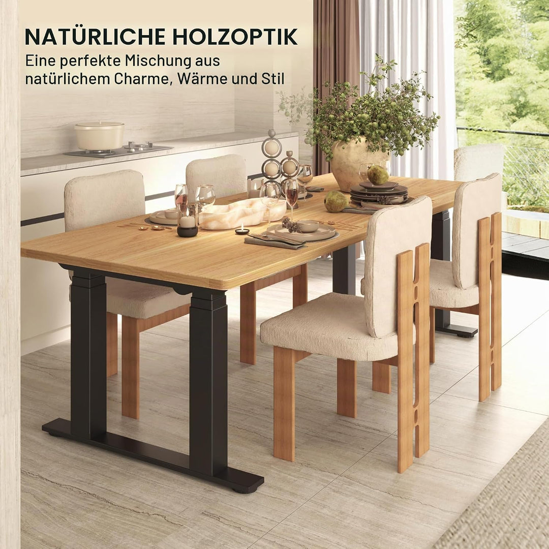 FLEXISPOT stabile Tischplatte 180x80 cm 2,5 cm stark - DIY Schreibtischplatte Bürotischplatte Spanho
