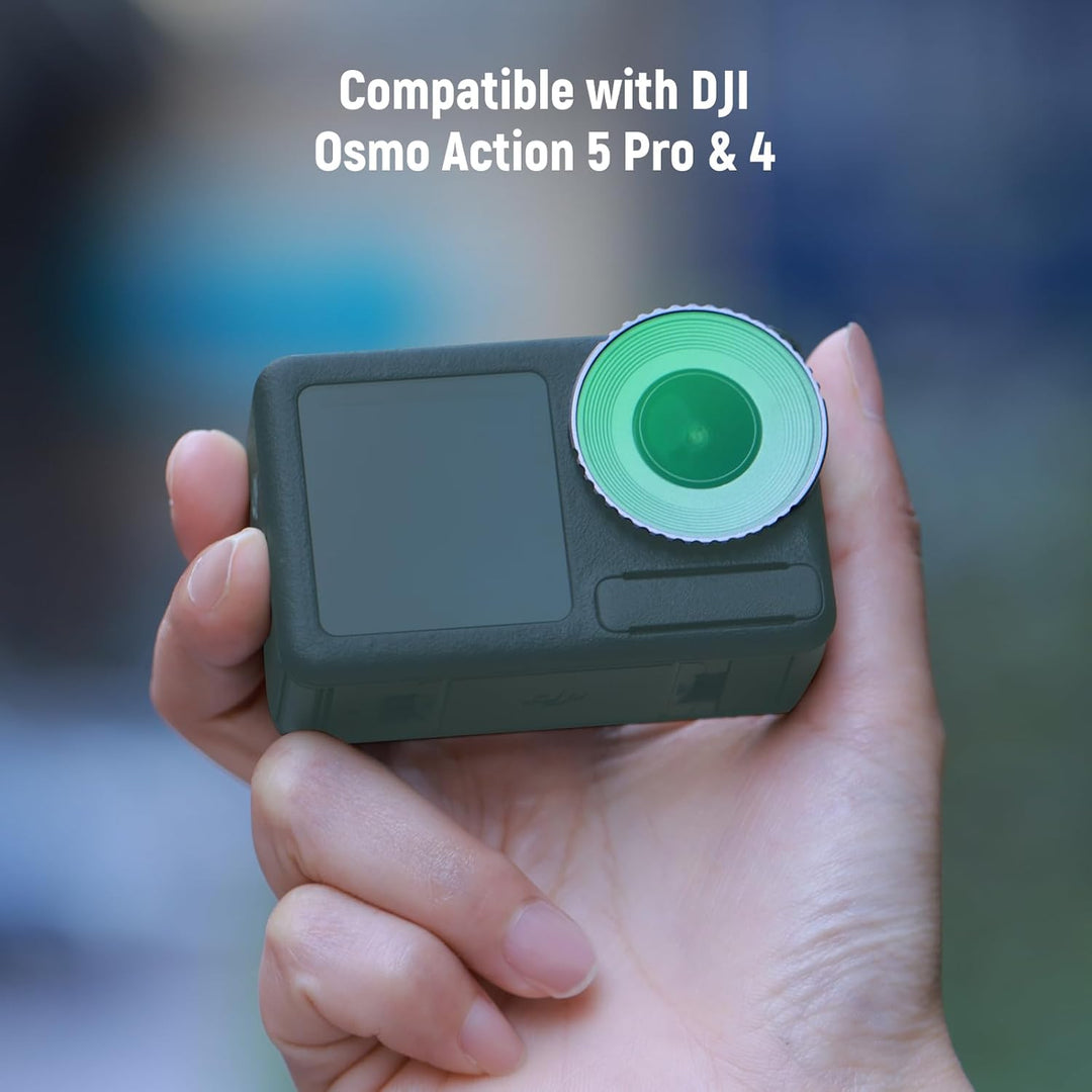 NEEWER Black Diffusion 1/4 Filter, Kompatibel mit DJI Osmo Action 5 Pro und 4, mehrfach beschichtete