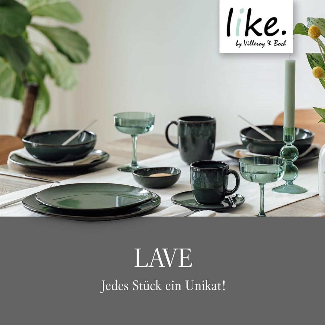like. by Villeroy & Boch Lave Vert Frühstücksteller 23,5x23x2,6cm