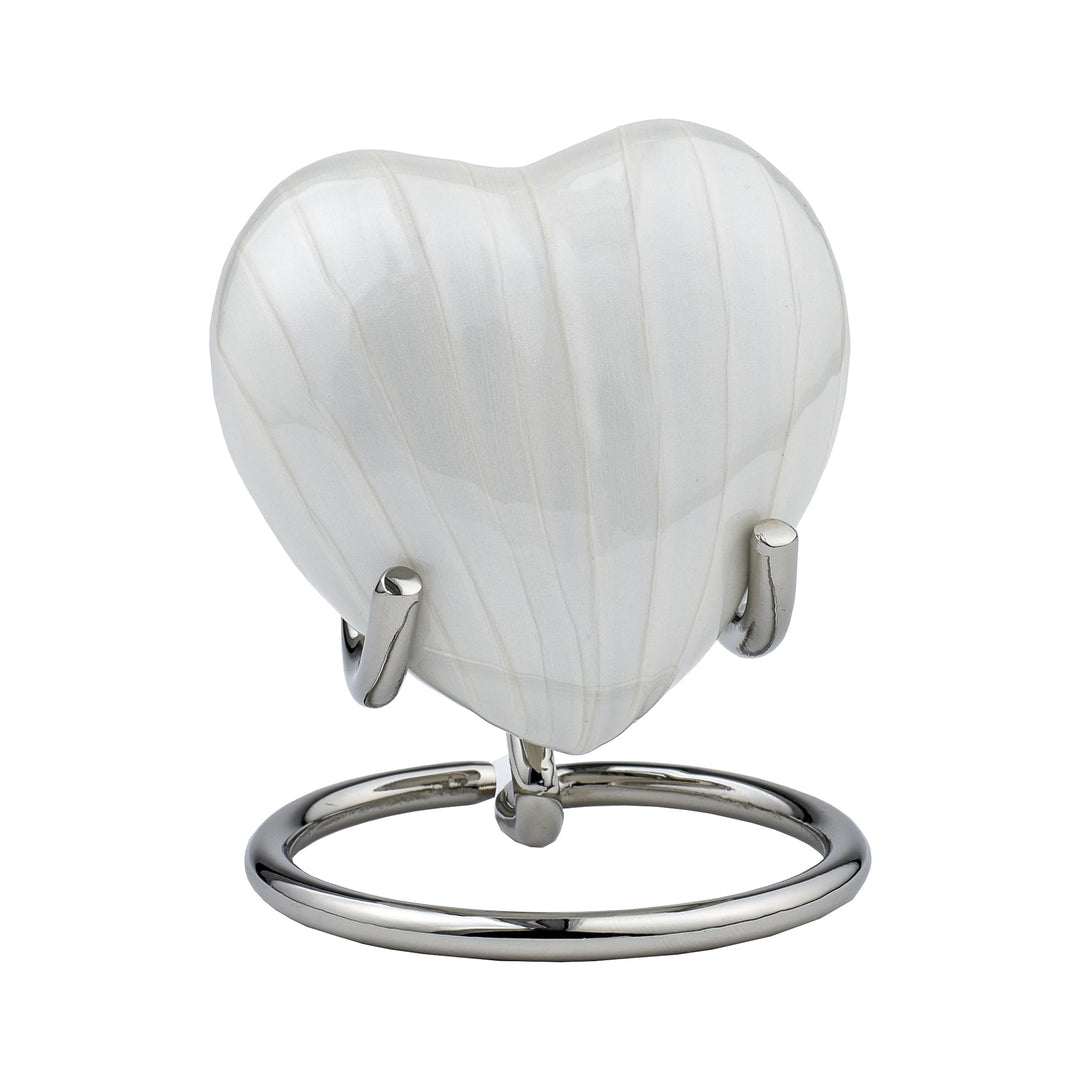 Royal Rapture Urn for Ashes Funeral Memorial Cremation Keepsake Love Urns Decorative Brass Heart wit