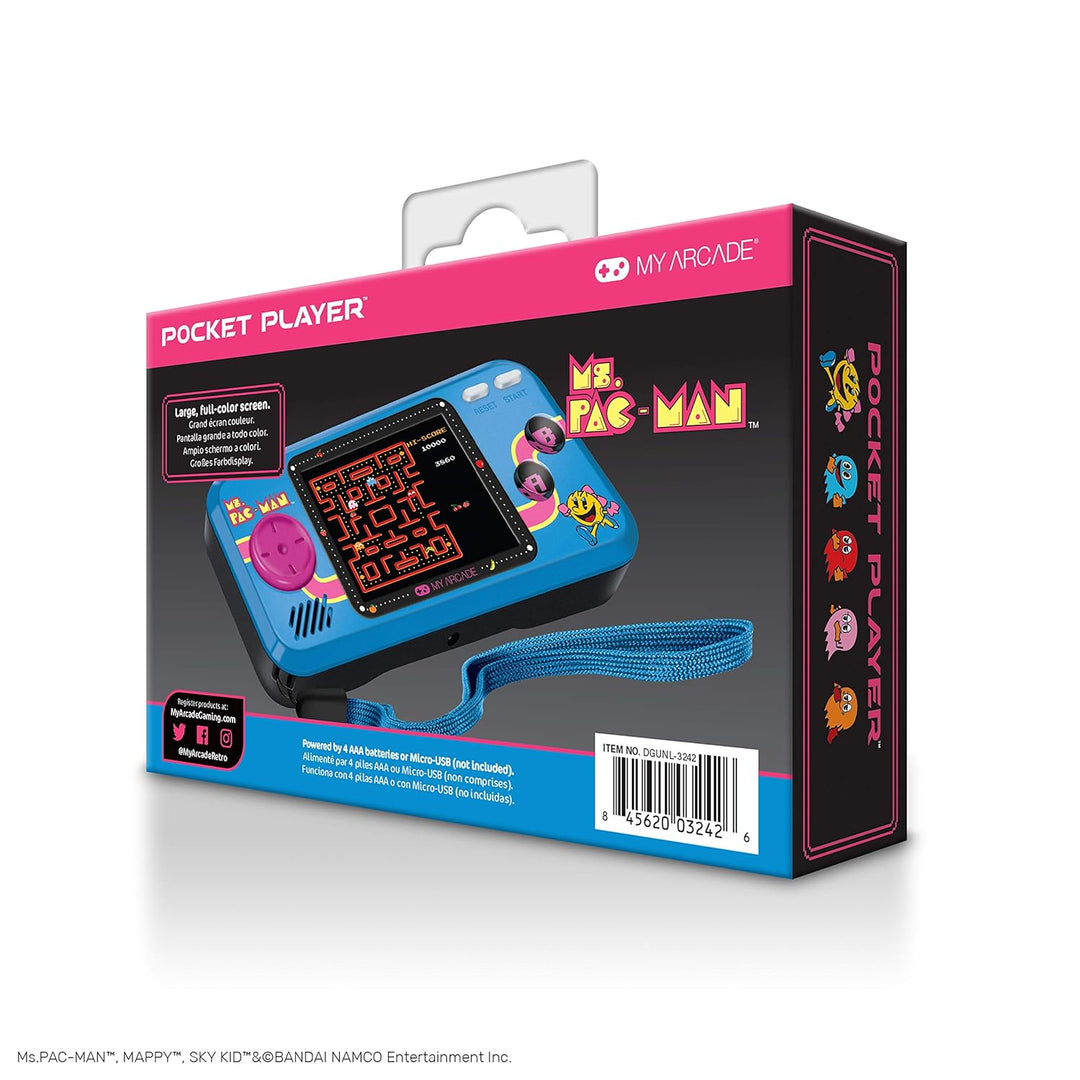 My Arcade MS.PAC-Man Pocket Player, tragbar, 3242