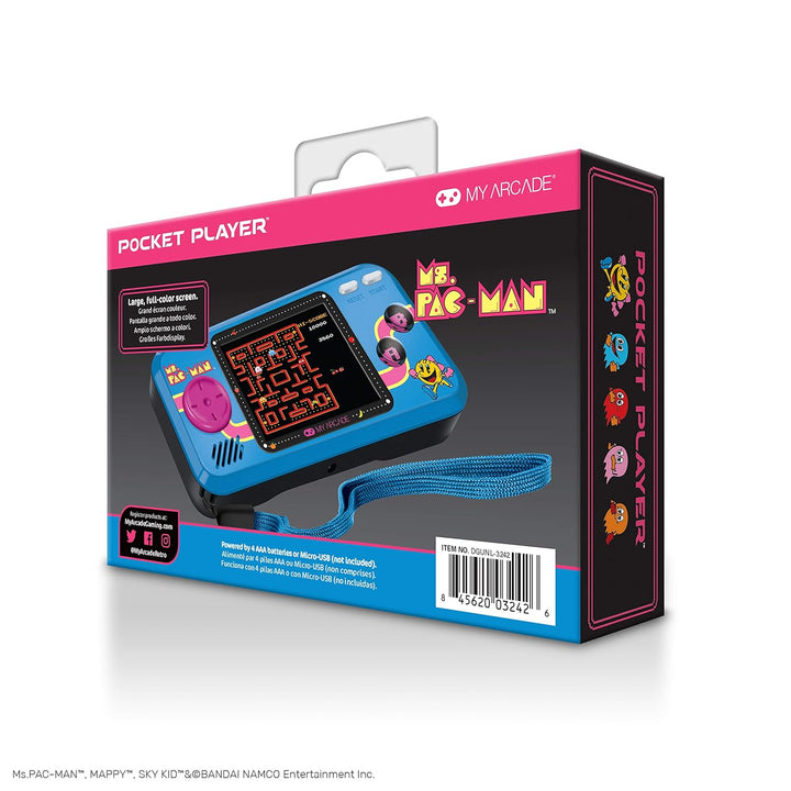 My Arcade MS.PAC-Man Pocket Player, tragbar, 3242