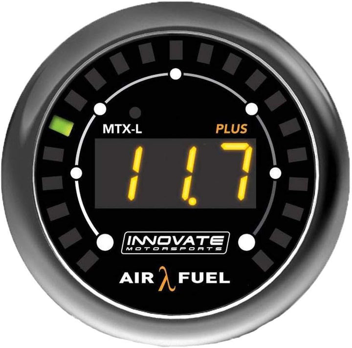 Innovate 3918 MTX-l Plus Digitales Breitband-Messgerät für Luft/Kraftstoff-Verhältnis, im Set, Schwa
