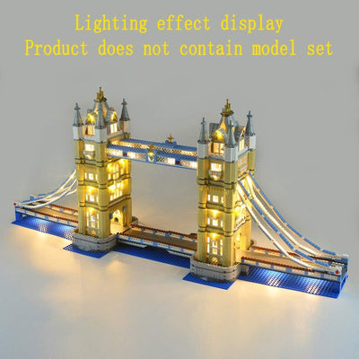 GEAMENT Verbesserte Version Licht-Set für London Tower Bridge – Kompatibel mit Lego Creator 10214 Ba