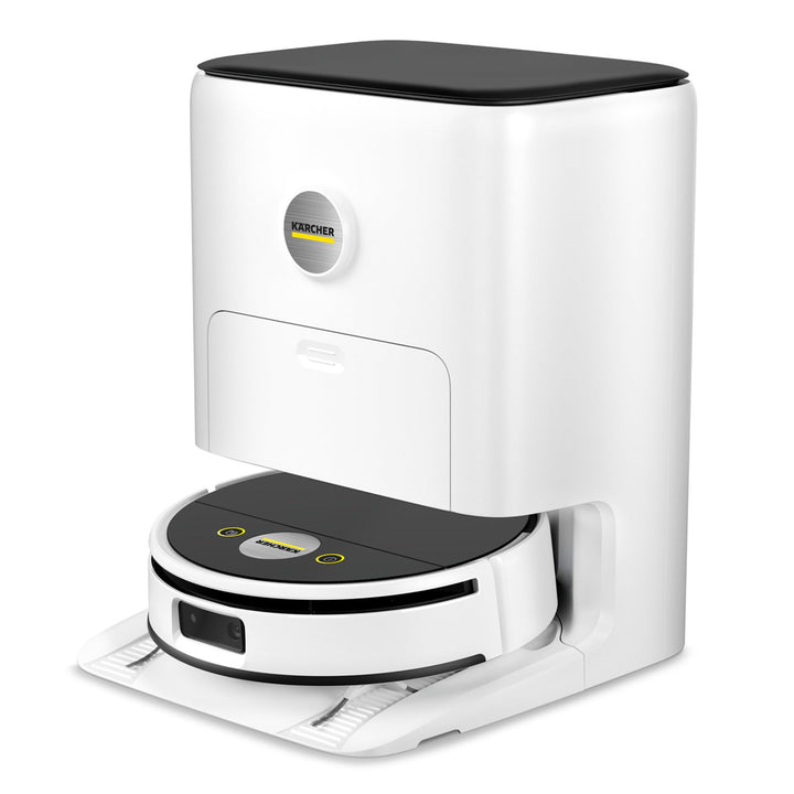 Karcher Saugwischroboter RVF 7 Comfort Extra mit Multifunktionsstation, Saugen und Wischen, App-Steu