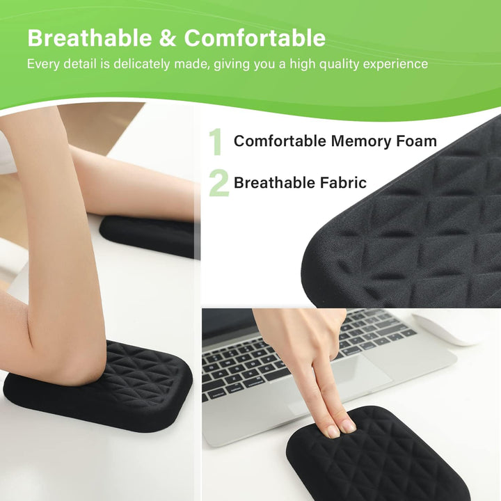 Ergonomische Handgelenk- und Ellenbogenauflage für den Schreibtisch mit Memory-Schaum und rutschfest