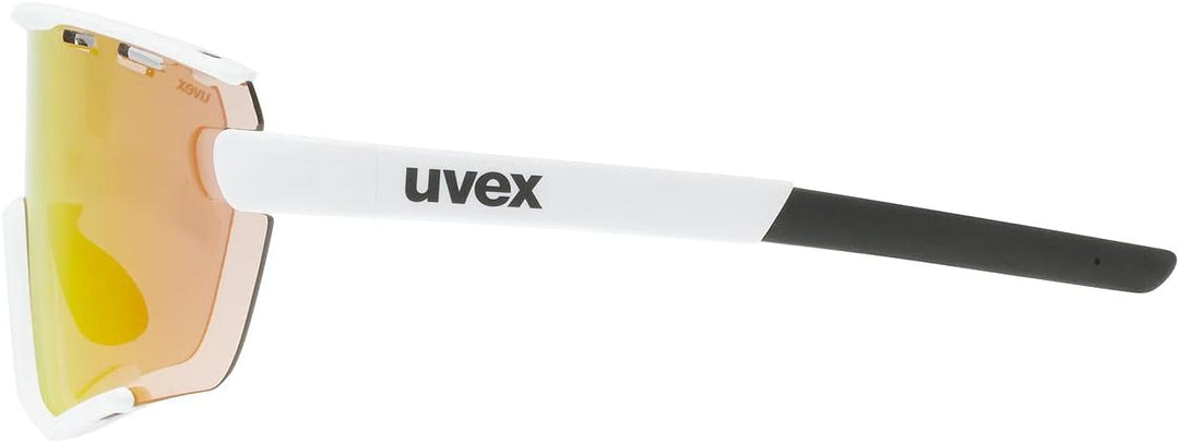 uvex Unisex Sportstyle 236 S Set Sportbrille (1er Pack) Einheitsgrösse white mat/red, Einheitsgr