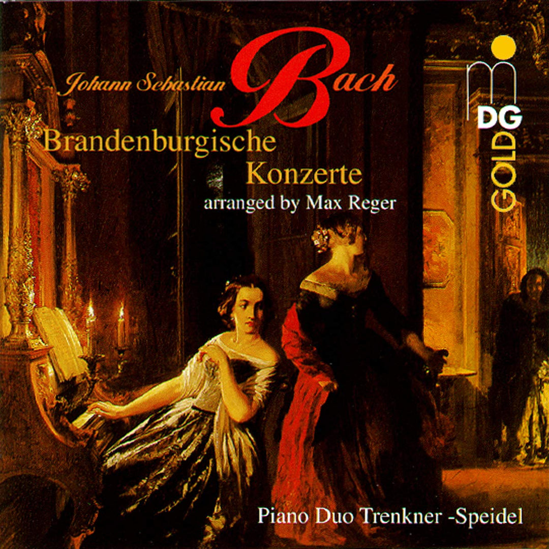 Brandenburgische Konzerte (Für Klavier zu vier Händen bearbeitet von Max Reger), Audio-CD