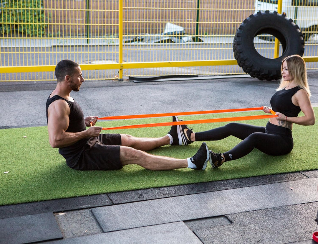 ACTIVEVIKINGS Premium Pull UP FITNESSBÄNDER FÜR Deine Fitness - Perfekte Stoff Bänder für den Muskel