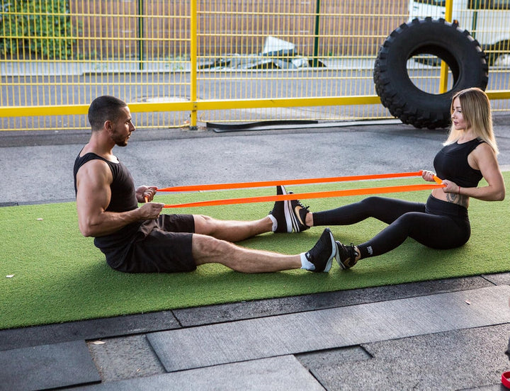 ACTIVEVIKINGS Premium Pull UP FITNESSBÄNDER FÜR Deine Fitness - Perfekte Stoff Bänder für den Muskel