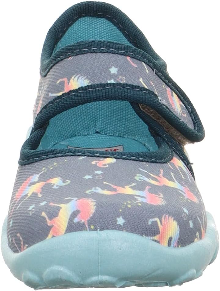Superfit Mädchen Bonny Hausschuh 23 EU Blau 8120, 23 EU Blau 8120