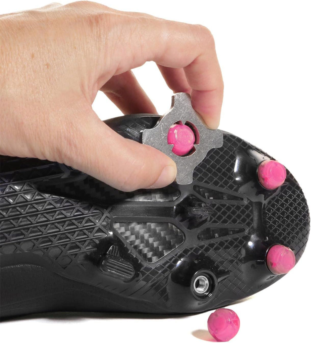 STUDIAMONDS Gummistollen für Fussballschuhe - 14 Fussballstollen Standardgewinde-TPU Studs Fluoreszi