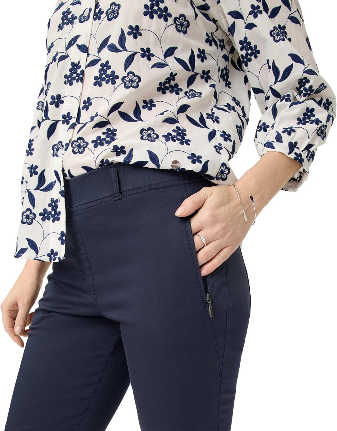 Raphaela by Brax Damen Hose 36W / 32L Navy, 36W / 32L Navy